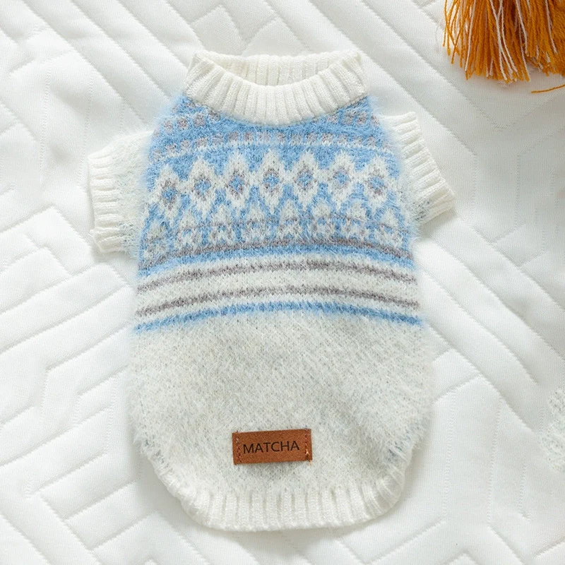 Cool Cardigan Sweater Puppy Clothes Spring and Autumn Pet Teddy Small Size Dogs Bichon Cat Cute Internet Celebrity