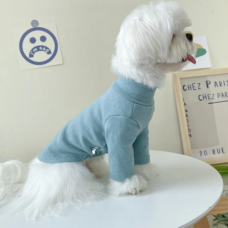 Dog Hoodies Clothes Soft Cotton Pet Clothing Breathable Fit Puppy Cat Pullover Costume Coat Chihuahua Bulldog Shirt Accessories