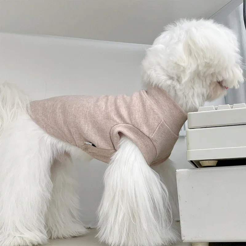 Dog Hoodies Clothes Soft Cotton Pet Clothing Breathable Fit Puppy Cat Pullover Costume Coat Chihuahua Bulldog Shirt Accessories