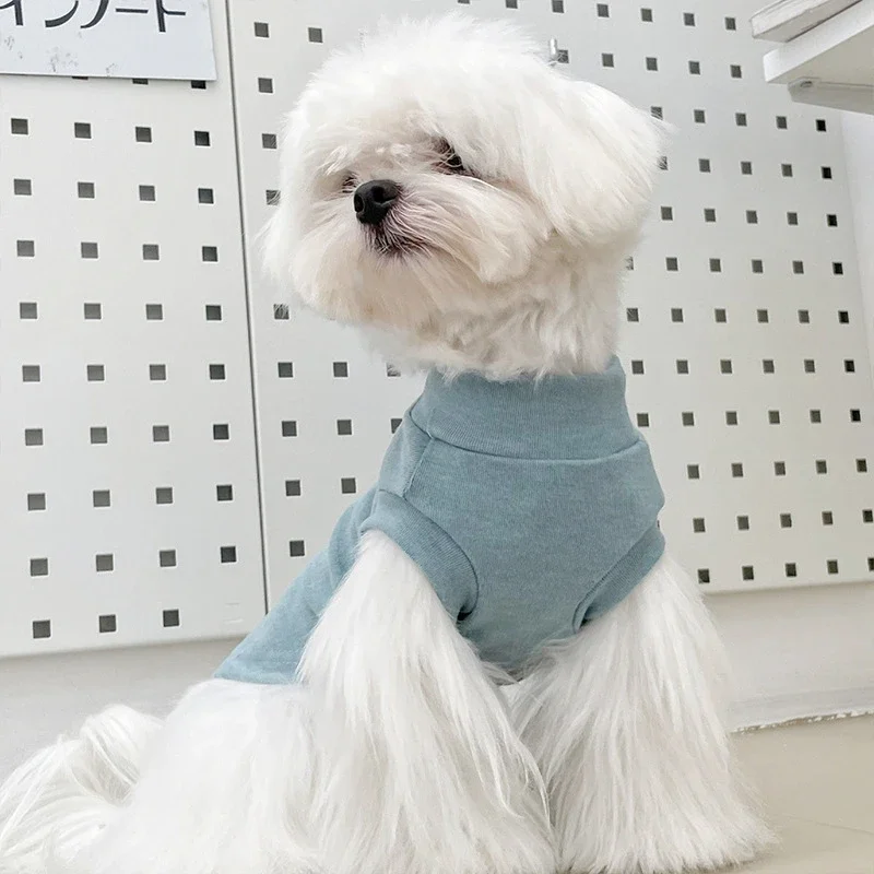 Dog Hoodies Clothes Soft Cotton Pet Clothing Breathable Fit Puppy Cat Pullover Costume Coat Chihuahua Bulldog Shirt Accessories