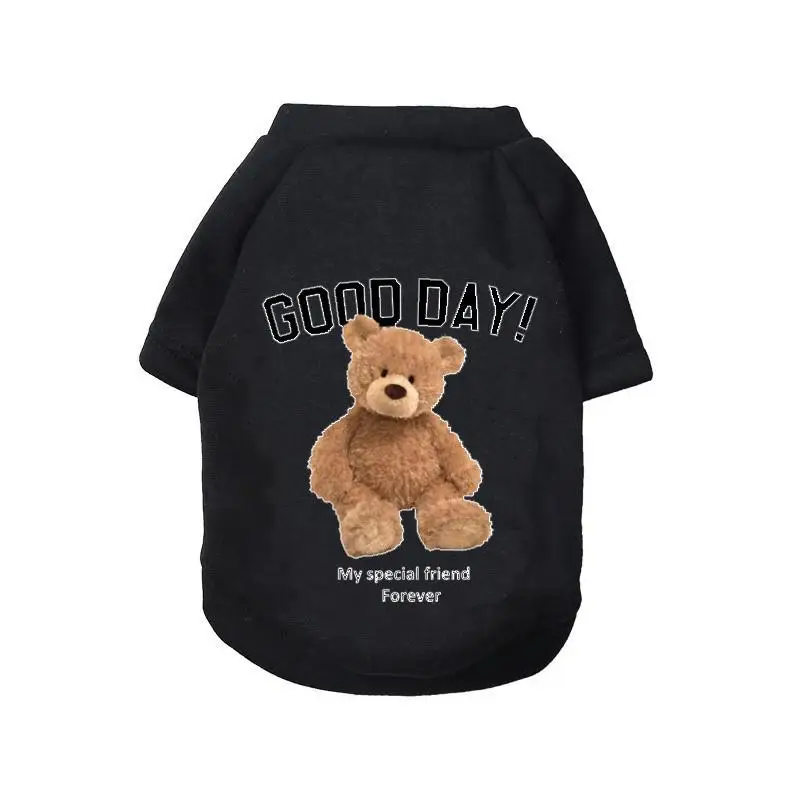 Winter Fleece Warm Pet Dog Clothes Cute Cartoon Bear Dog Hoodie For Small Dogs Pullovers Puppy Costumes Chihuahua Hug Ropa Perro