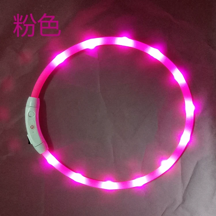 Teddy Rechargeable Luminous Golden Retriever Samoyed Dog Collar