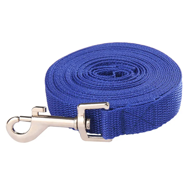 1.5 1.8 3 6 10 15 20 30 50M Solid Dog Leash For Large Dogs Pet Puppy Walking Training Lead Rope Big Dog Nylon Rope Long Leashes