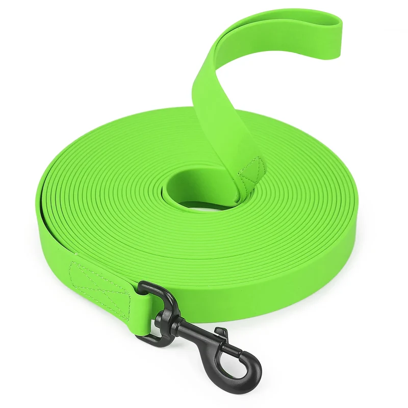 1.5m/3m/5m/10m Strong 2.5cm Width PVC Dog Leash Multicolor Durable Waterproof Dog Training Leash for Dogs
