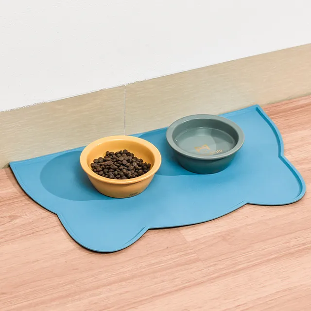 Silicone Waterproof Pet Mat For Dog Cat Pet Food Pad Pet Bowl Drinking Mat Dog Feeding Placemat Portable Outdoor Feeding