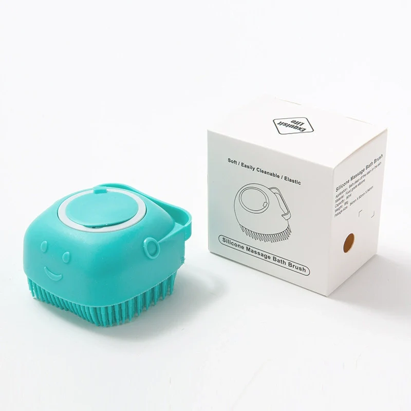Dog Cat Bath Brush Multifunctional Silicone Bath Brush Cleaning Artifact Massage Brush Pet Supplies