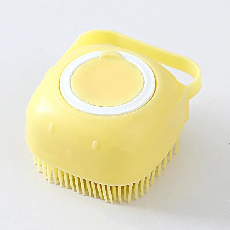 Pet Silicone Bath Brush Functional Beauty Brush Massage Pet Hair Remover Dog Comb Pet Dog Grooming Supplies Pet Accessories