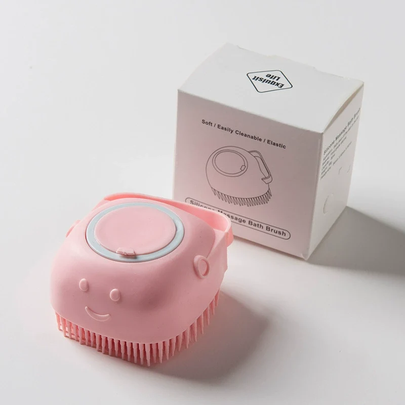 Old Crazy Yang Silicone Bath Brush Filling Liquid Children Adult Bath Towel Pet Massage Brush Bath Shampoo Brush