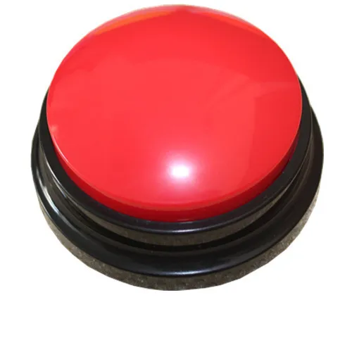 Voice Recording Button Dog Buttons for Communication Pet Training Buzzer 30 Second Record Playback Funny Gift for Study Office