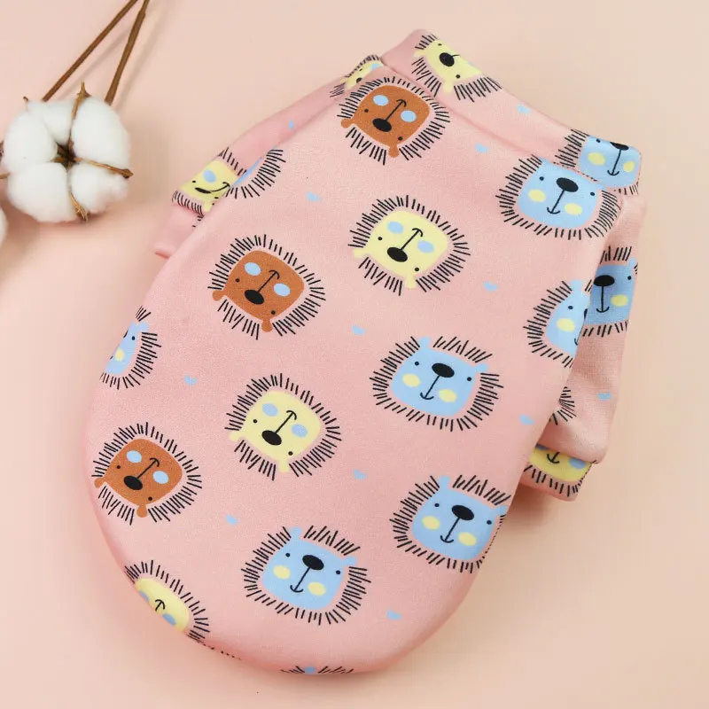 Small Dog Hoodie Coat Winter Warm Pet Clothes for Bulldog Chihuahua Shih Tzu Sweatshirt Puppy Cat Pullover Dogs