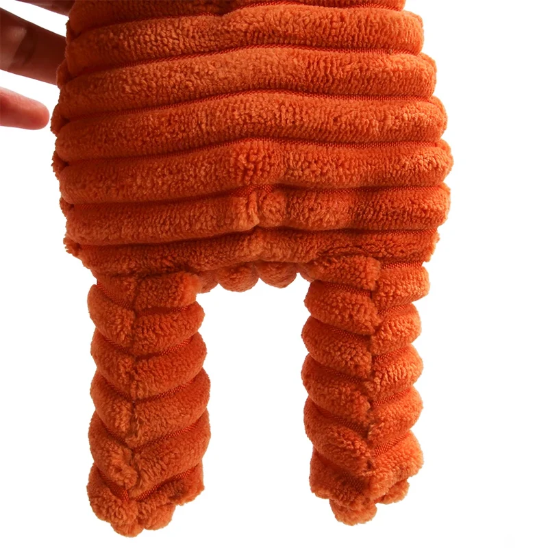 Dog Corduroy Toys Animal Shape Plush Squeaky Chew Bite Resistant Toy Pets Accessories Supplies for Small Large Dogs