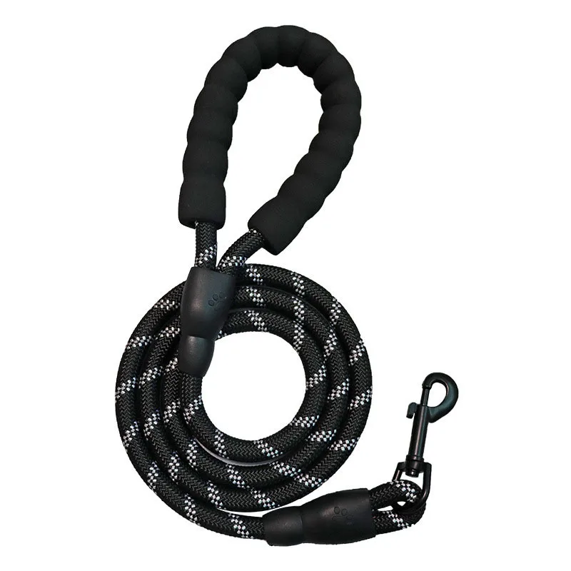 Pet Dog Reflective Towing Rope Dog Rope Dog Chain Round Rope Butler Hand Towing Strap