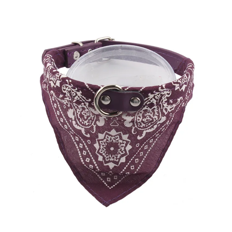 2023 New Fahsion Small Dog Scarf Adjustable Pet Cat Collars Scarf Neckerchief Necklace Trigon Pet Accessories Dog Items Perros