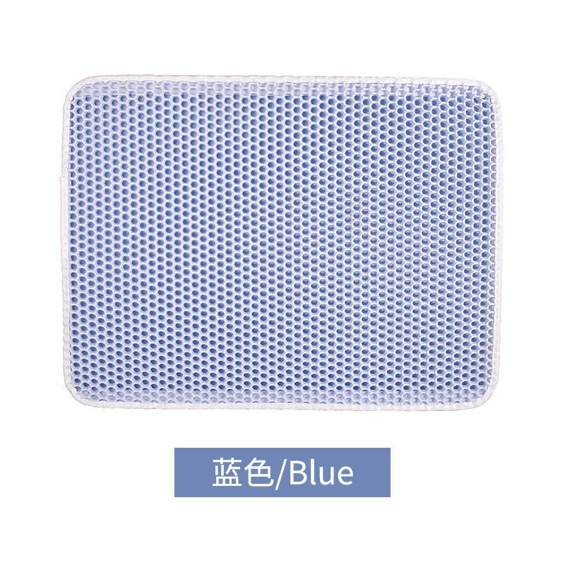 Cat Litter Mat Double Layer Waterproof Urine Proof Trapping Mat Easy to Clean Non-Slip Toilet Pad Cat Scratch Pad Large Foot Pad