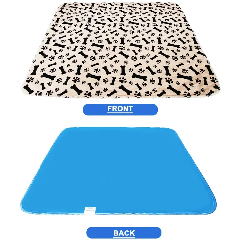 ZK30 Washable Pee Pads for Dogs Large Reusable Puppy Pet Training Floor Mats Absorbent Leakproof Whelping Potty and Crate Use