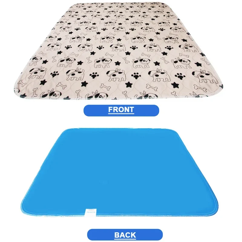 ZK30 Washable Pee Pads for Dogs Large Reusable Puppy Pet Training Floor Mats Absorbent Leakproof Whelping Potty and Crate Use