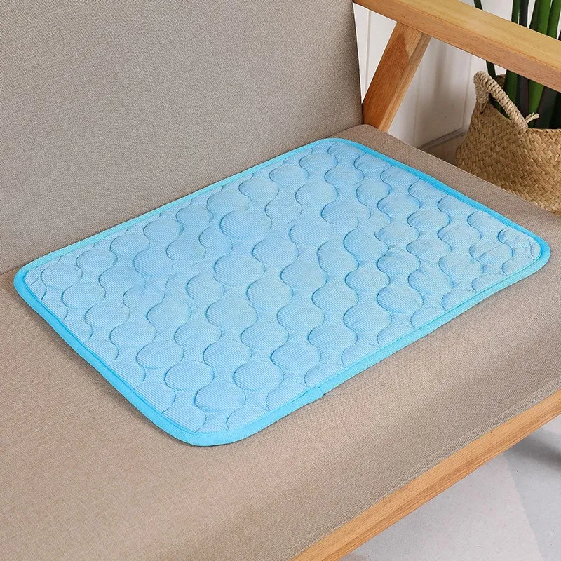 Summer Dog Cooling Mat Dogs Cat Blanket Sofa Breathable Pet Dog Bed Washable For Small Medium Large Dogs Car