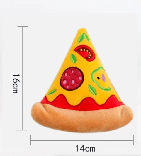 Dog Toy Hamburger French Fries Dog Chew Toy Pet Party for Small Dog Puppy Gift Pet Ice Cream Toys Supplies