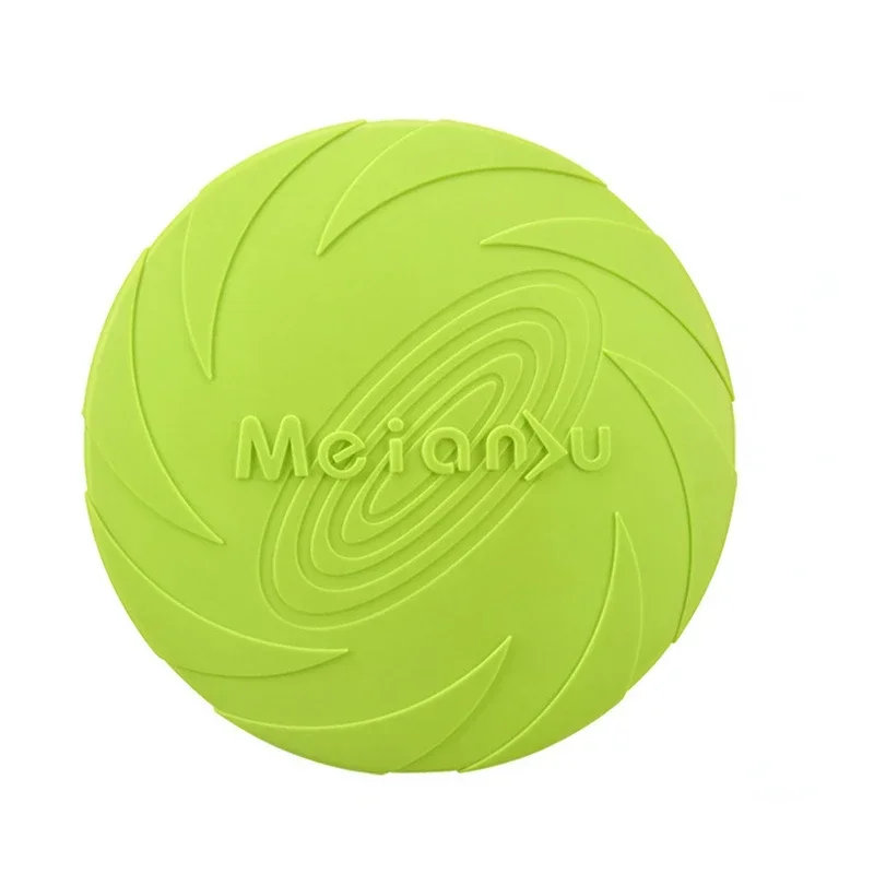 15/18/22cm Pet Dog Flying Disk Toy Silicone Outdoor Training Toy Interactive Anti-Chew Game Toy Pet Supplies jouet pour chien