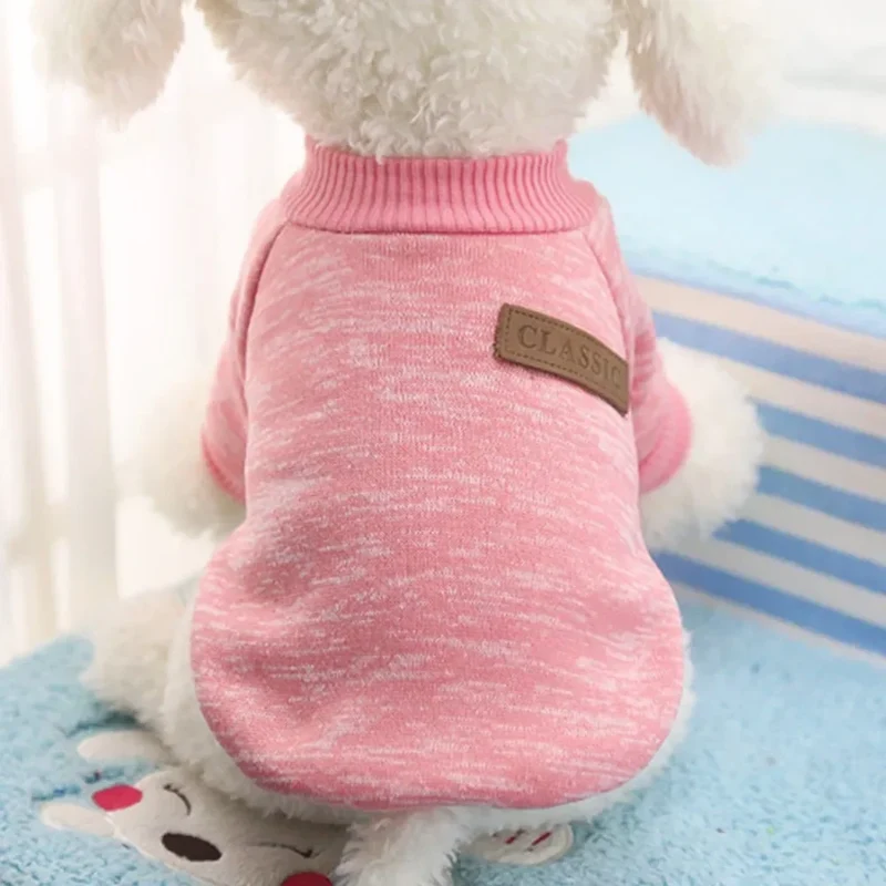 Dog Clothes for Small Dogs Soft Pet Dog Sweater Clothing for Dog Winter Chihuahua Clothes Classic Pet Outfit Small Dog Clothes