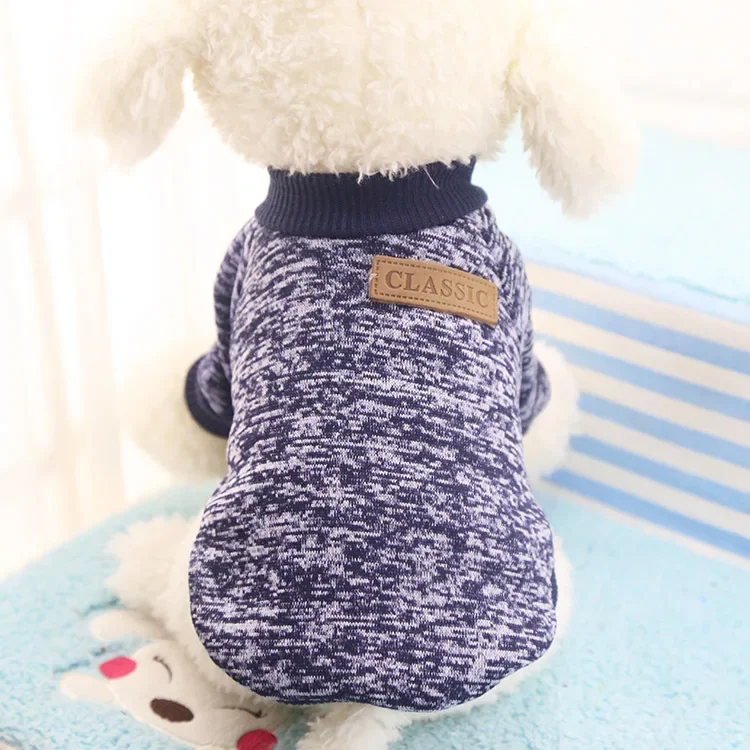 Dog Clothes for Small Dogs Soft Pet Dog Sweater Clothing for Dog Winter Chihuahua Clothes Classic Pet Outfit Small Dog Clothes