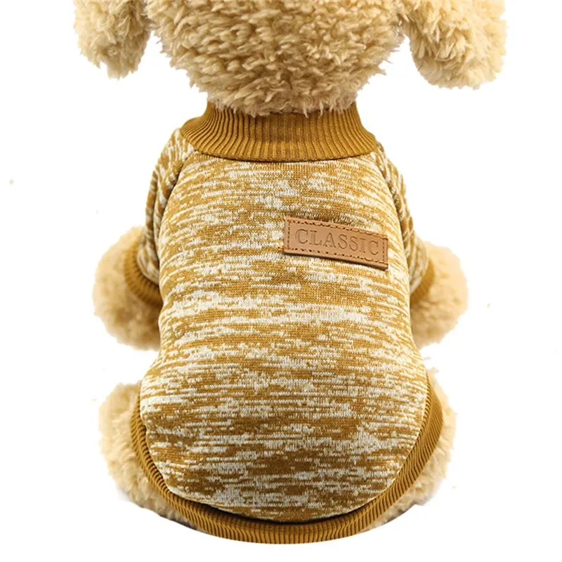 Dog Clothes for Small Dogs Soft Pet Dog Sweater Clothing for Dog Winter Chihuahua Clothes Classic Pet Outfit Small Dog Clothes