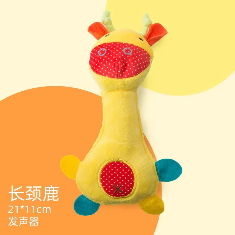 Dog Toy Stuffed Bite-Resistant Molar Sound Corgi Puppy Golden Retriever Small Large Dog Pet Supplies Relieving Stuffy Handy Gadget