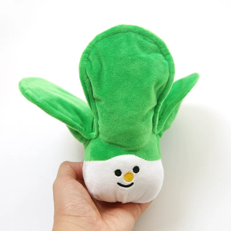 South korea Pet Sound Toy Ringing Paper Cabbage Dog BB Call Plush Bite-Resistant Doll Shiba Inu Corgi Teddy French Bucket