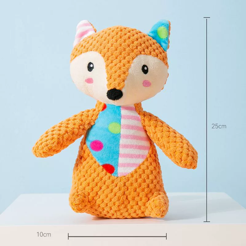 Pet Supplies Stuffed Toy Bite Octopus Toy Hippocampus Bends and Hitches Sound Toy Interactive Teddy Dog Bite-Resistant