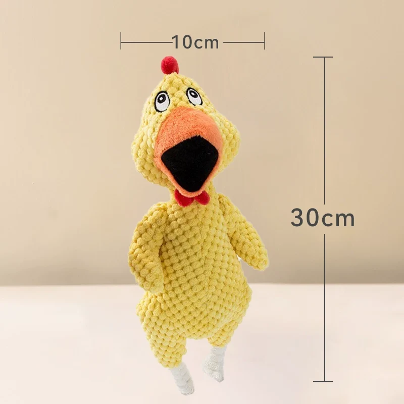 Dog Sound Stuffed Toy Self-Hi Relieving Stuffy Handy Gadget Bite-Resistant Molar Pet Teddy Corgi Small Puppies Supplies