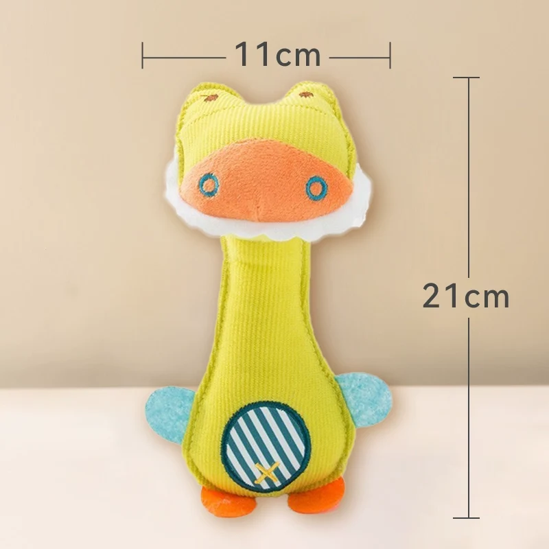 Dog Sound Stuffed Toy Self-Hi Relieving Stuffy Handy Gadget Bite-Resistant Molar Pet Teddy Corgi Small Puppies Supplies