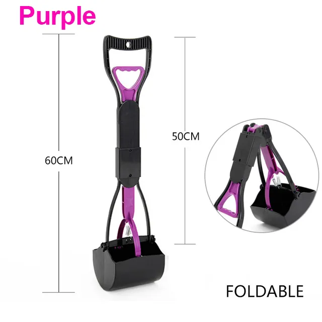 Pet Dog Long Handle Pet Pooper Scooper Dog Cat Waste Picker Jaw Poop Scoop Pick Up Clean Waste Cleaning Tools Pet Supplies 60CM
