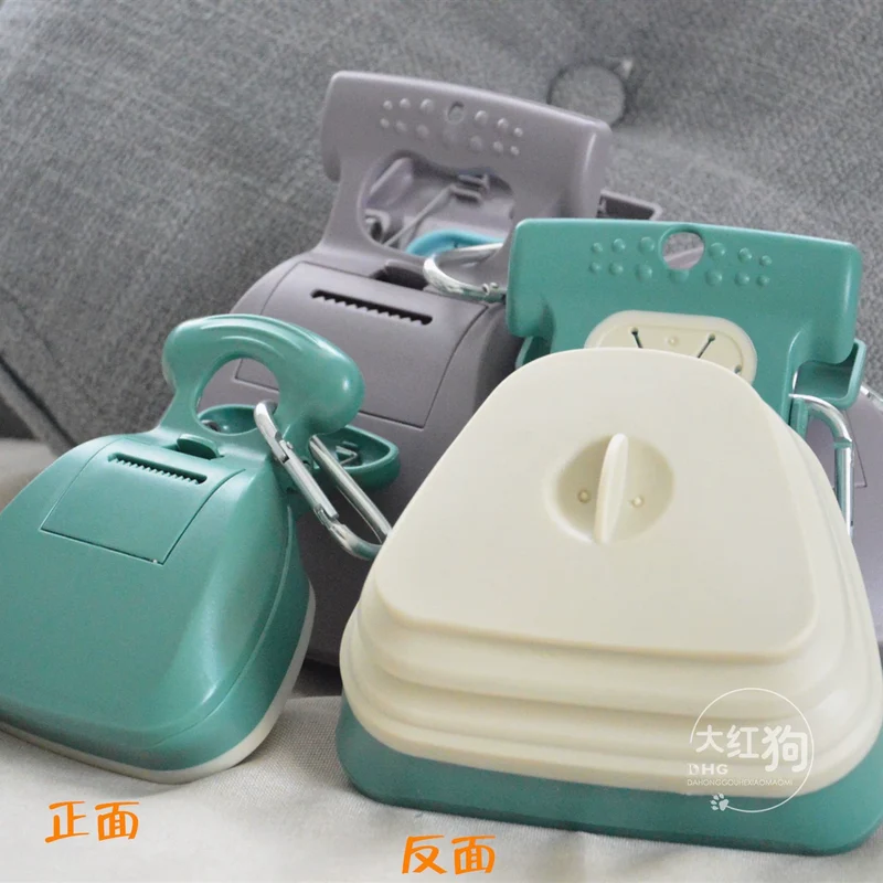 Supemoto Dog Pooper Scooper Pet Outing Cleaning Supplies Shit Shovel Dog Walking Stool Clip Garbage Delivery Eco-friendly Bag