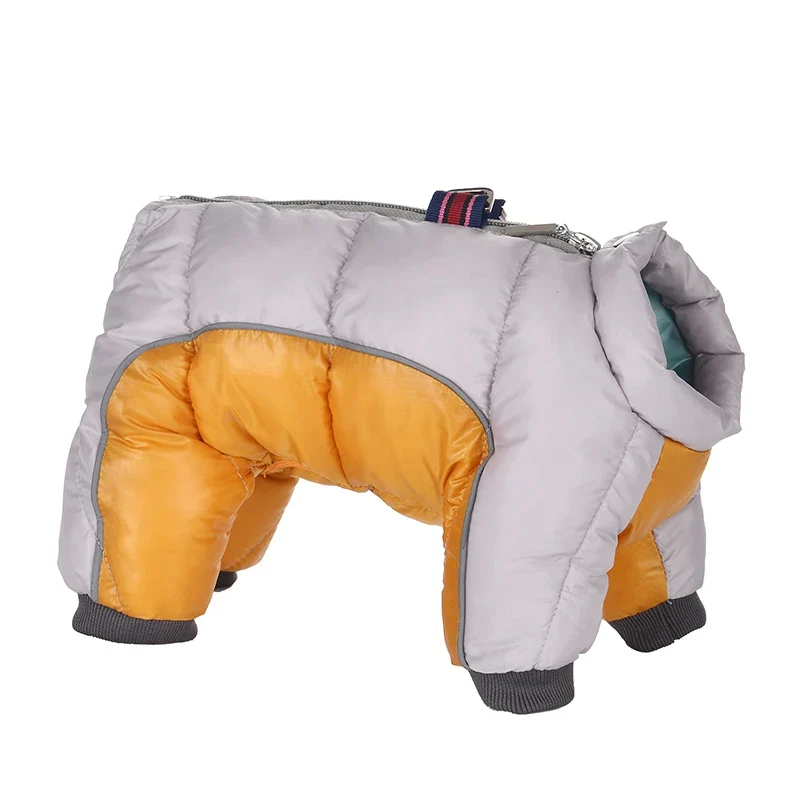 Winter Pet Dog Coat Jacket Thicken Warm Clothes For Dogs Waterproof Reflective Puppy Jumpsuits Chihuahua French Bulldog Clothing