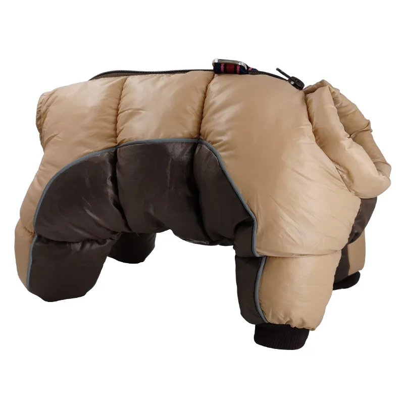 Winter Pet Dog Coat Jacket Thicken Warm Clothes For Dogs Waterproof Reflective Puppy Jumpsuits Chihuahua French Bulldog Clothing