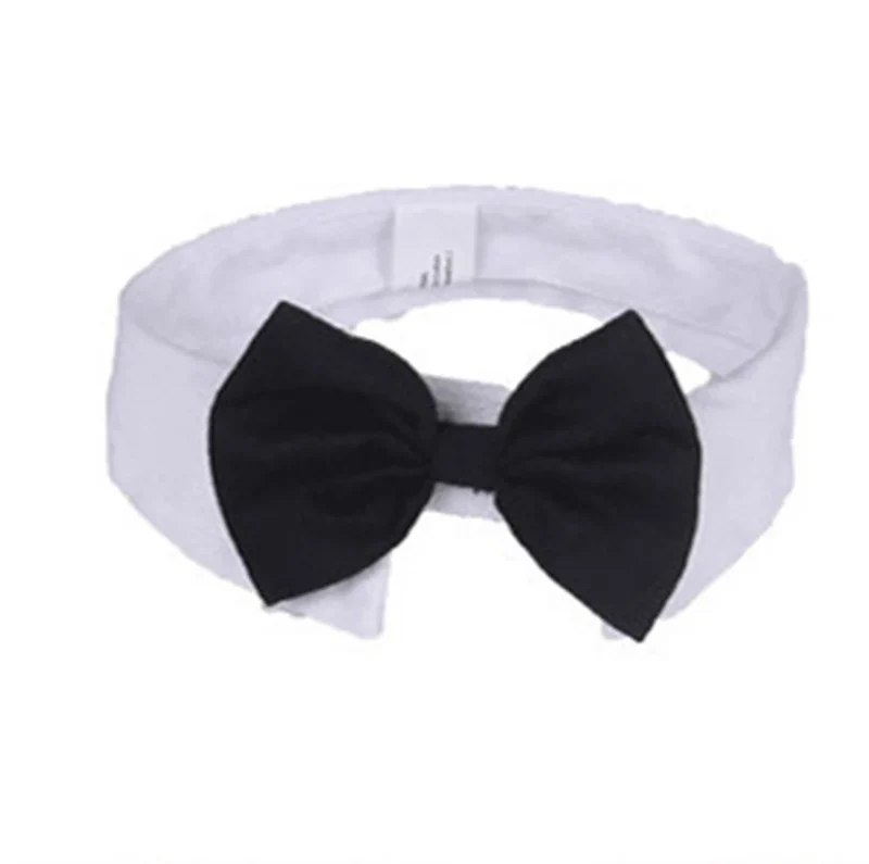 Hot Sale Cute Cotton Adjustable Dog Necktie Dog Cat Grooming Formal Tie Comfortable Dog Suit Tuxedo Bow Ties Pet Accessories