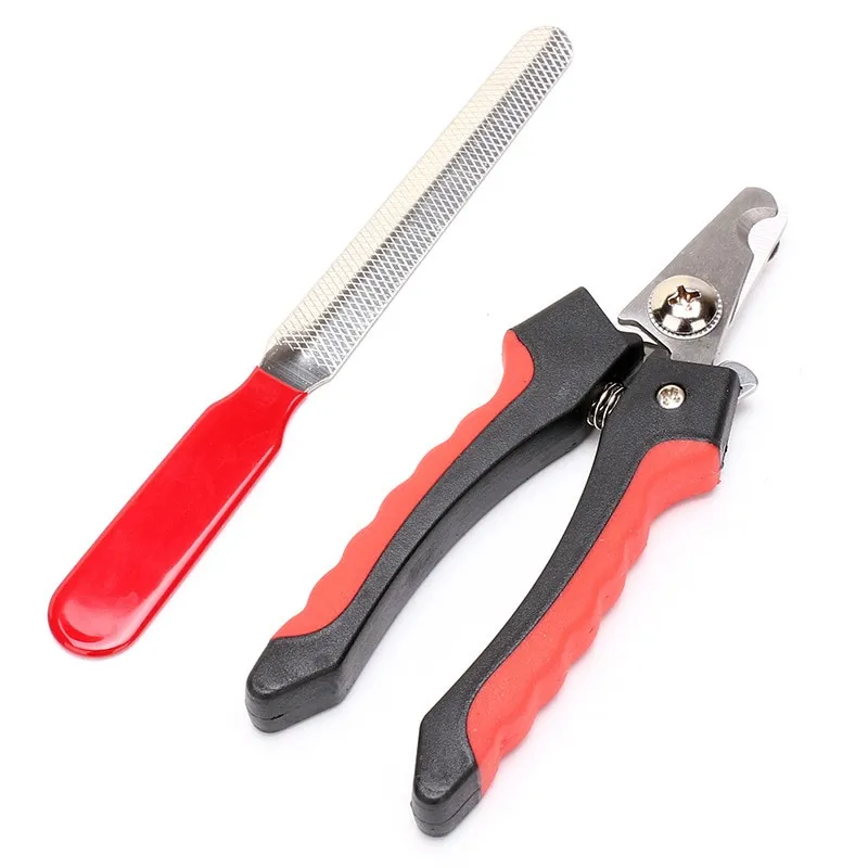 Pet Nail Clippers Professional Dog Cat Nail Trimmer Labor Saving Multifunctional Nail Cutter Pet Grooming Supplies