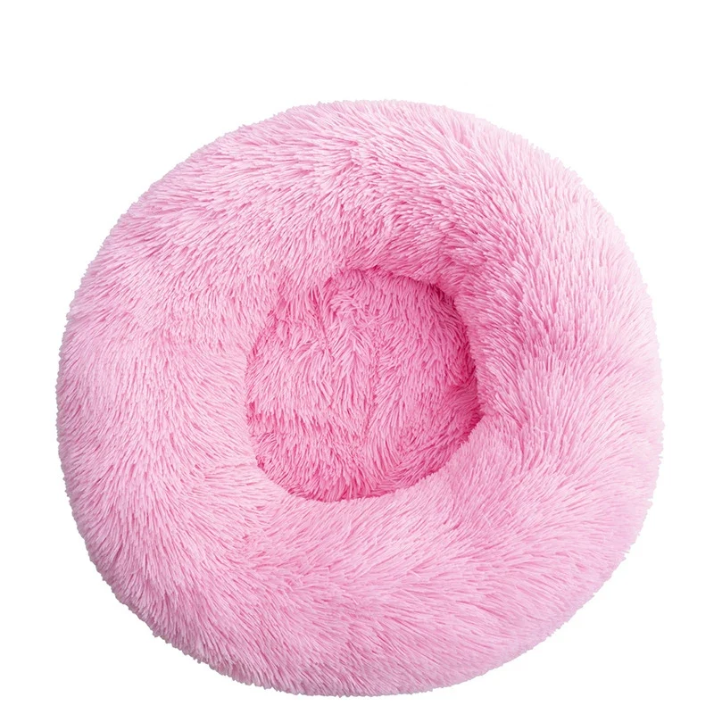 Donut Mand Dog Accessories for Large Dogs Cat's House Plush Pet Bed for Dog XXL Round Mat For Small Medium Animal Calming 100CM