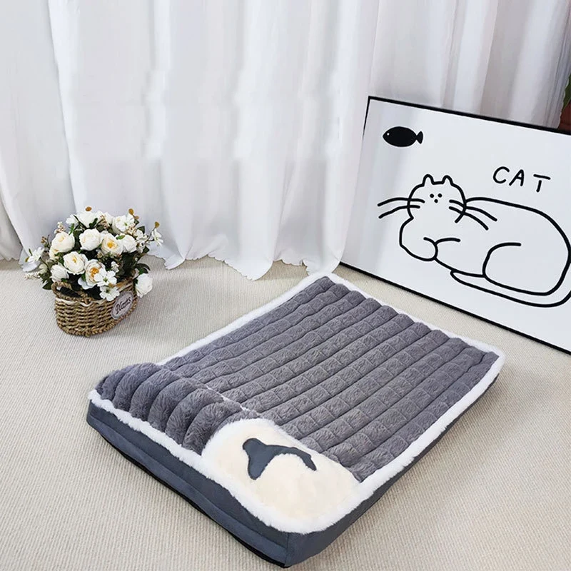 Pet Dog bed mat Protect cervical spine Detachable Dog house indoor For small medium large dogs bed Comfort Coft Pet supplies