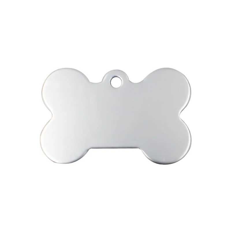 2pcs Personalized Engraving Anti-lost Dog ID Tag Identification Customized Pet Name Puppy Collar Dog Cat Bone Tags Pet Supplies