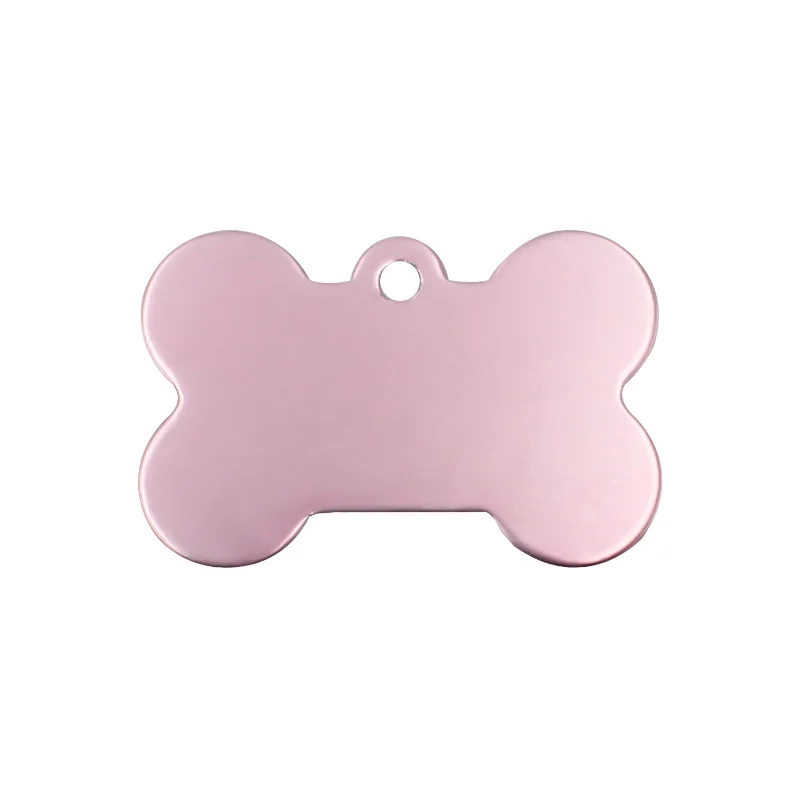 2pcs Personalized Engraving Anti-lost Dog ID Tag Identification Customized Pet Name Puppy Collar Dog Cat Bone Tags Pet Supplies