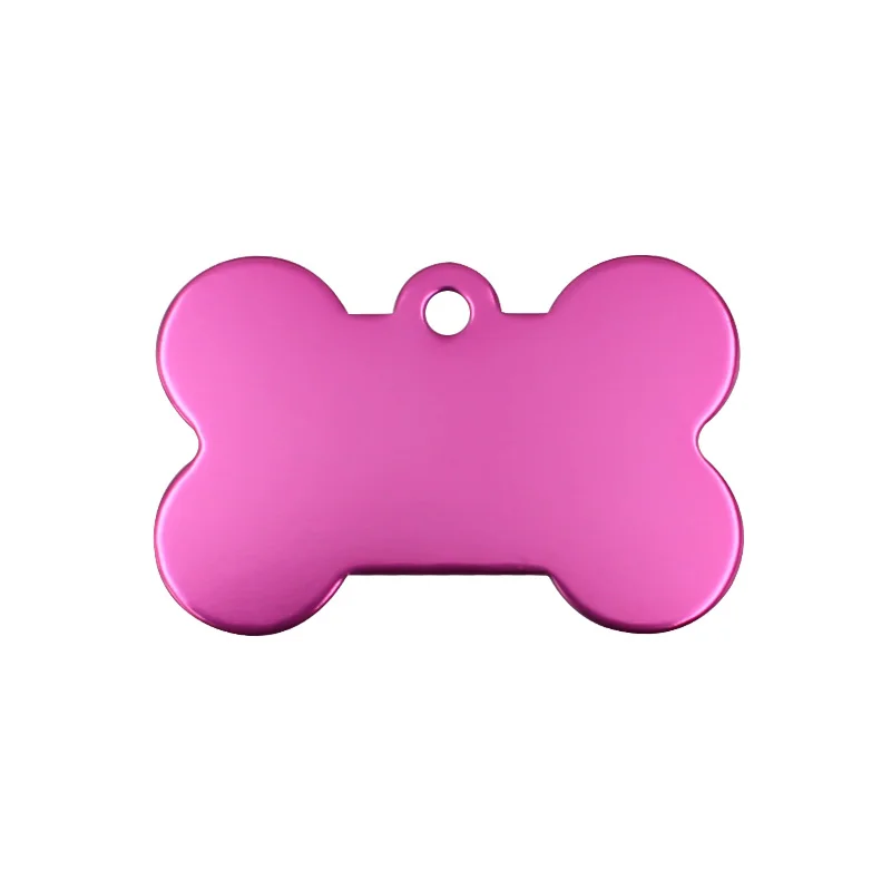 2pcs Personalized Engraving Anti-lost Dog ID Tag Identification Customized Pet Name Puppy Collar Dog Cat Bone Tags Pet Supplies