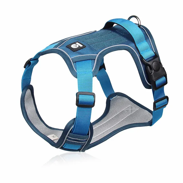 Pet Harness Reflective Dog Harness Vest Adjustable Safety Lead Straps for Medium Large Dogs French Bulldog Walking Harnesses