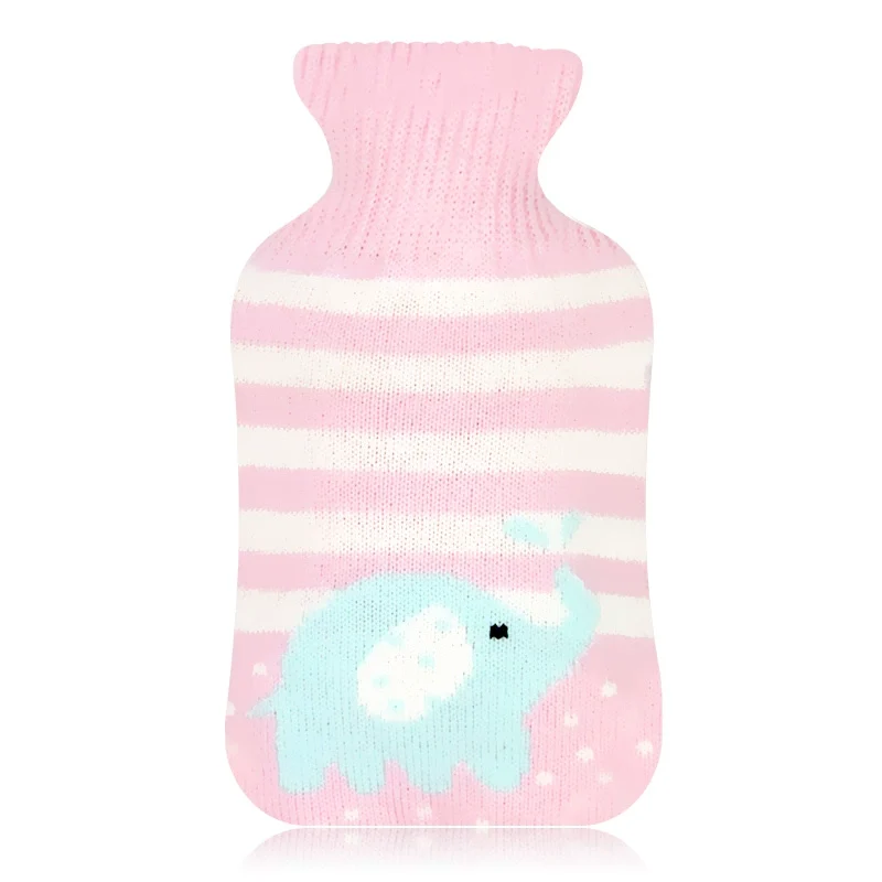 Ding Hot Water Bottle Cover Wool Cover Velvet Cloth Cover Cartoon Phone Case Two-Side Hand Putting Hot Water Bottle Cover Is a Hot Water Bottle Cover