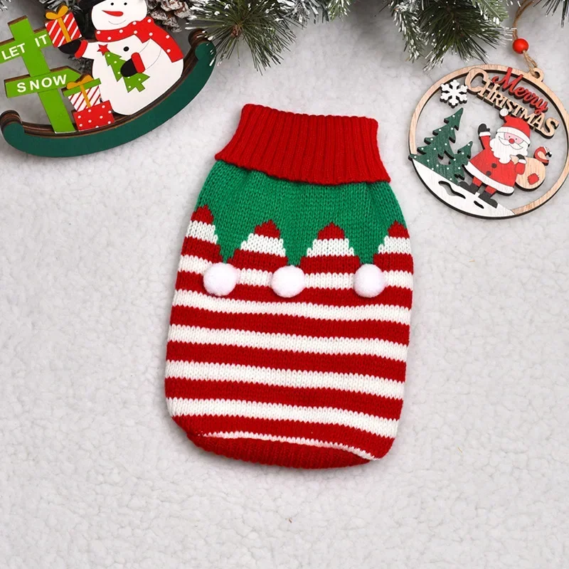 Winter Dog Clothes Christmas Holiday Sweater Chihuahua Teddy Outfit coat for Small Medium Large Dog and Cat Autumn Warm
