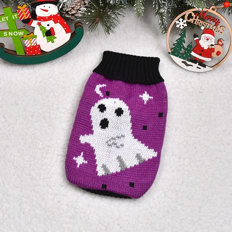 Winter Dog Clothes Christmas Holiday Sweater Chihuahua Teddy Outfit coat for Small Medium Large Dog and Cat Autumn Warm