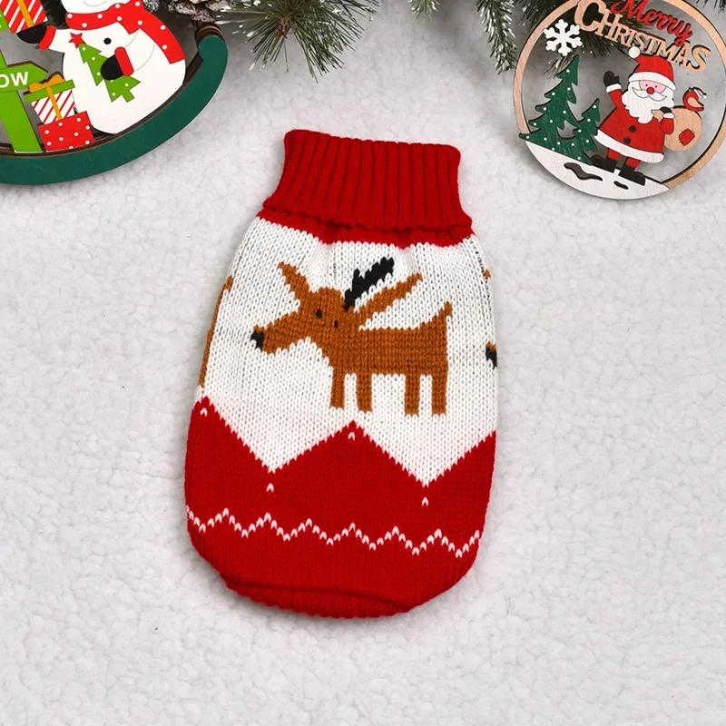 Winter Dog Clothes Christmas Holiday Sweater Chihuahua Teddy Outfit coat for Small Medium Large Dog and Cat Autumn Warm