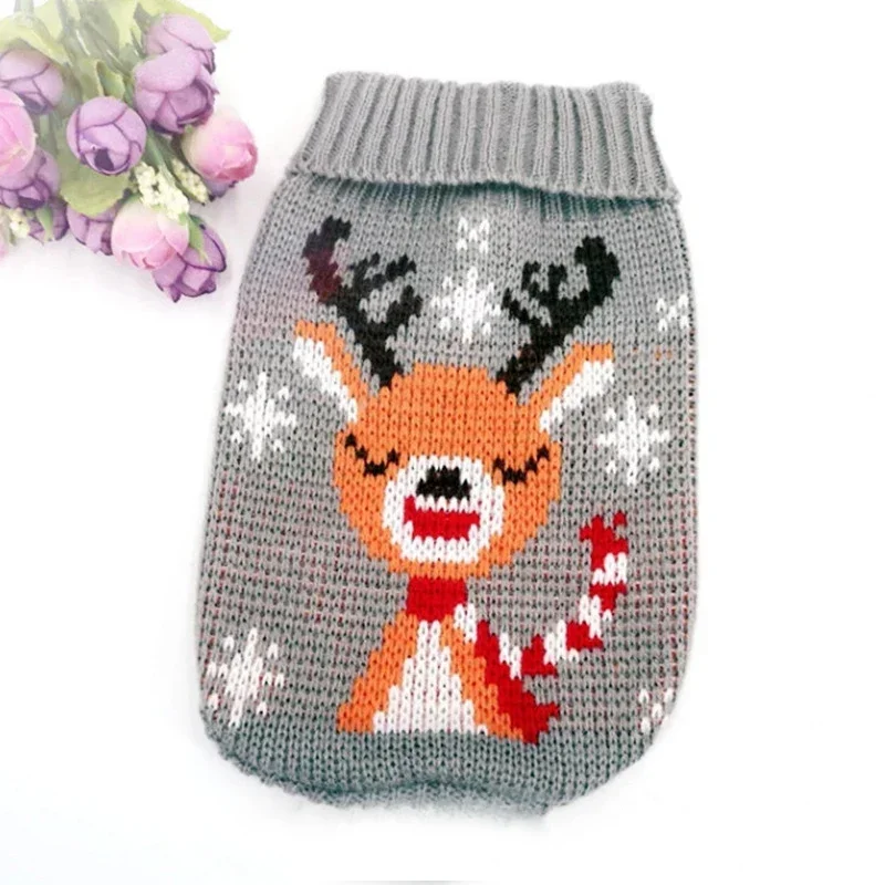 Winter Dog Clothes Christmas Holiday Sweater Chihuahua Teddy Outfit coat for Small Medium Large Dog and Cat Autumn Warm