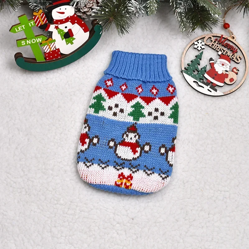 Winter Dog Clothes Christmas Holiday Sweater Chihuahua Teddy Outfit coat for Small Medium Large Dog and Cat Autumn Warm