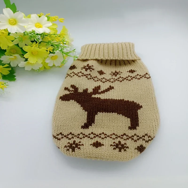 Winter Dog Clothes Christmas Holiday Sweater Chihuahua Teddy Outfit coat for Small Medium Large Dog and Cat Autumn Warm
